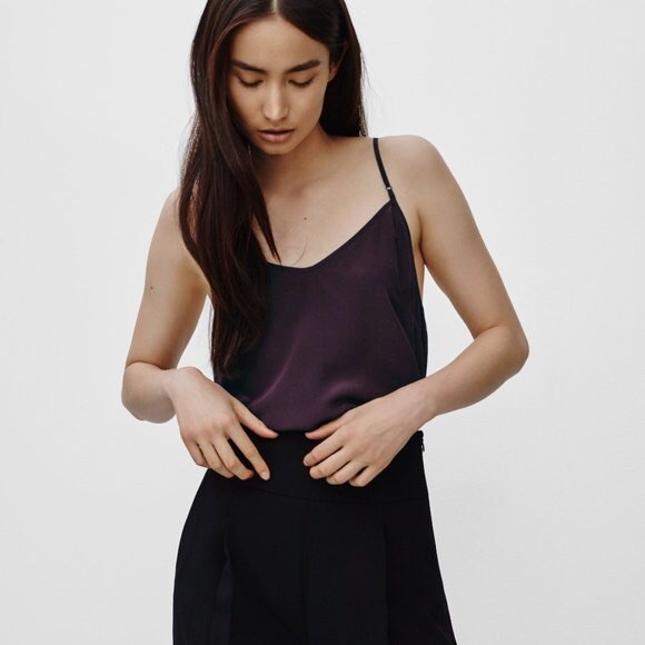 Aritzia Wilfred blouse in purple